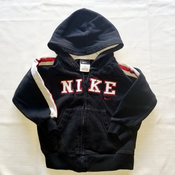 Vintage Nike Bold Baby Hoodie Sweater Zipper 2T - Picture 4 of 8